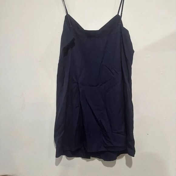 Vince Camuto NWT Navy Button Dress Spaghetti Straps Size XL V-Neck - Picture 5 of 5